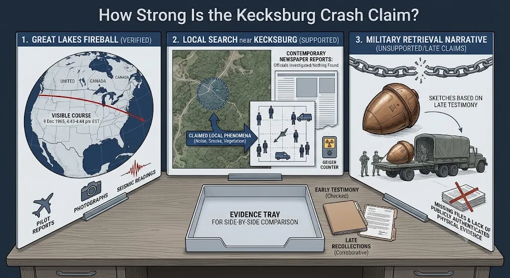 Overview image for How Strong Is the Kecksburg Crash Claim? | Kecksburg UFO incide