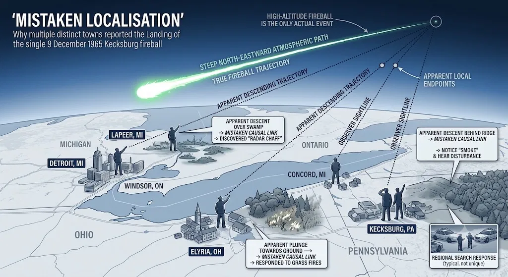 Overview image for Why Did So Many Places Report a Landing? | Kecksburg UFO incide