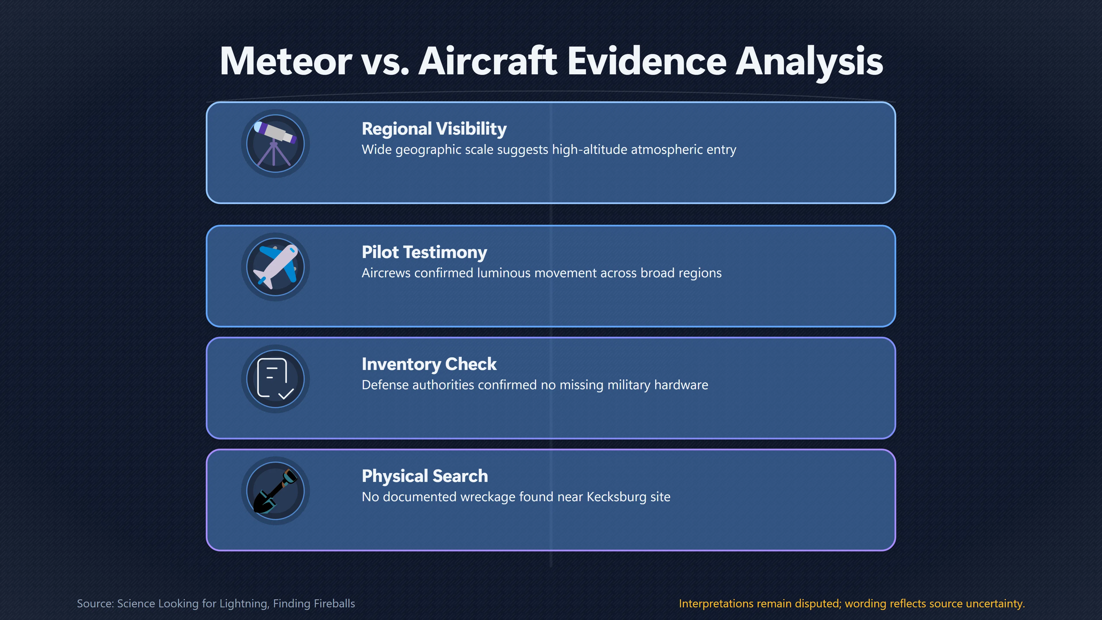 Overview image for Why Officials Settled on a Meteor Explanation | Kecksburg UFO incide ab 793 e official nothing fou