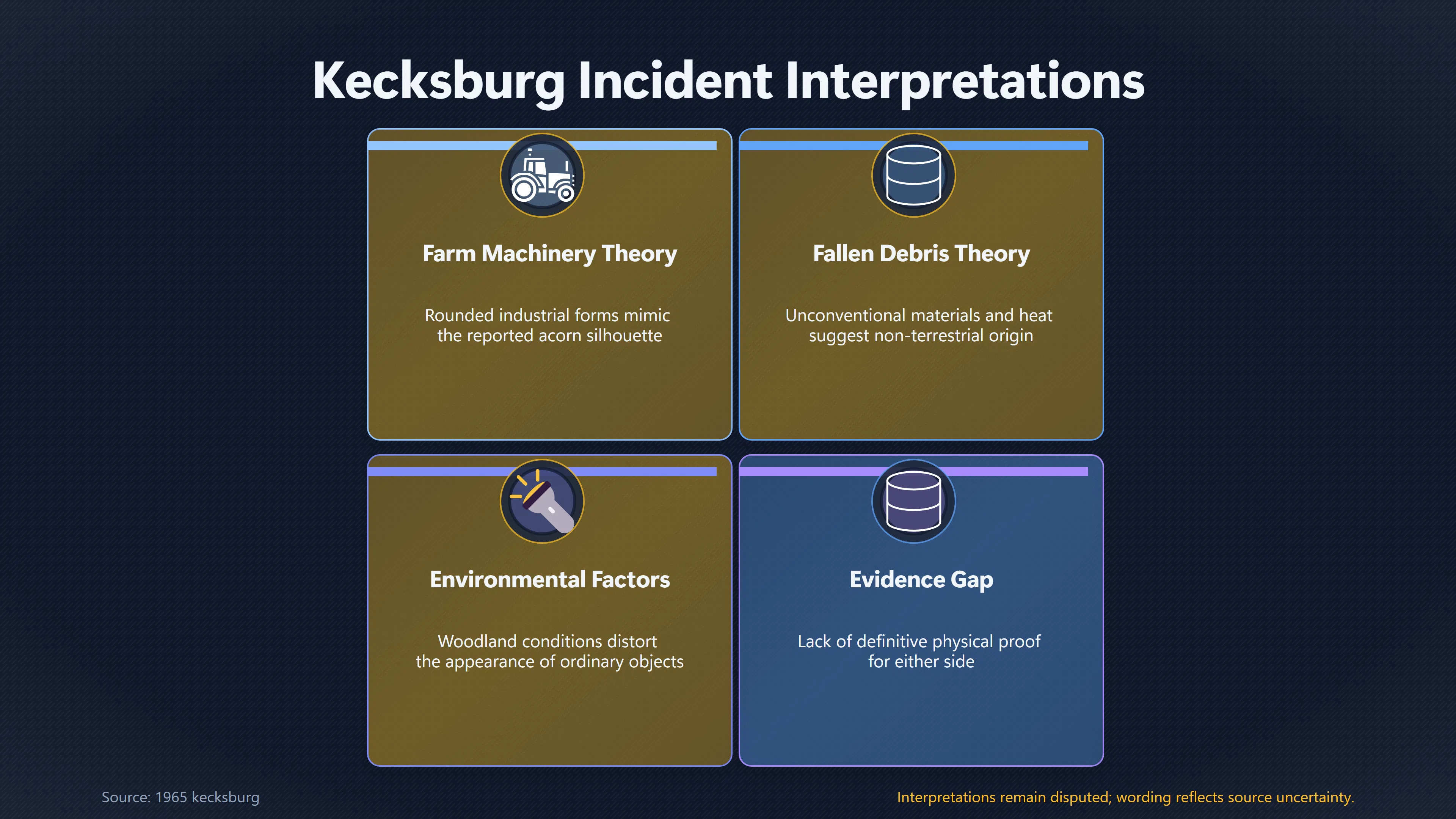 Overview image for Could Farm Machinery Explain the Kecksburg Object? | Kecksburg UFO incide ab 793 e ordinary object theo