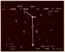 Listing image for Vintage Press Photograph Retro Military Jet HUD Display Navigational Instrument
