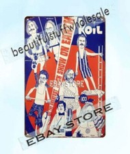 Listing image for 1980s KOIL RADIO STATION old-school broadcasting memorabilia metal tin sign