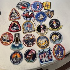 Listing image for NASA / Military /Space Shuttle Mission Patches . 20 Patches