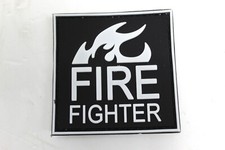 Listing image for Fire Fighter Patch Rubberised 6.5cm x 6.5cm Fire Service Firefighter Badge