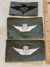 Listing image for 1960s 70s US Army Vietnam Cold War Aviation Wing Badge Patch Lot L@@K!!!