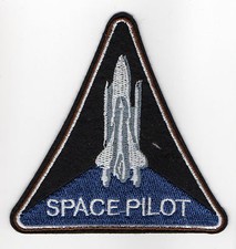 Listing image for Space Pilot Patch Orbit Moon Space Shuttle Moon Landing Cosmos Space Patch