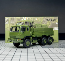 Listing image for CZ Masdi 1:64 Green Military FMTV 6x6 Truck Model Diecast Display Car