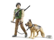 Listing image for BRUDER Forester with Dog and Equipment - B10B62660 - FARM TOY / FORESTRY TOY