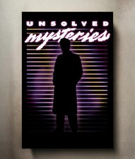 Listing image for Unsolved Mysteries 8x12 Metal TV Show Poster Sign