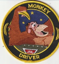 Listing image for USAF air force Monkey driver "test pilot" patch