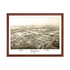 Listing image for Old Map of Plains, PA 1892 - Vintage Plains Pennsylvania Art