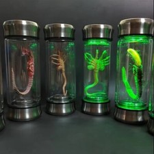Listing image for Alien Glow Jar Xenomorph Specimen Facehugger Embryo Glass Jar Movie Prop Replica