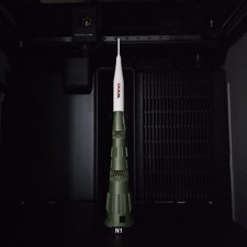 Listing image for 1/400 CCCP Soviet N1 Rocket 3D Model Completed Painted Detailed Collectible