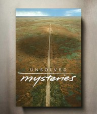 Listing image for Unsolved Mysteries 8x12 Metal TV Show Poster Sign