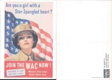 Listing image for Join the WAC Now poster US National Archives Propaganda Military Women