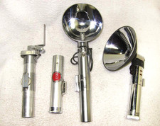 Listing image for 4 Vintage PRESS Camera FLASH Handle's. Graflex,Heiland,etc. STAR WARS Lightsaber
