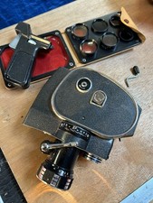 Listing image for Vintage Movie Film Camera 8mm KMZ USSR QUARTZ Lens Meteor And Filter Pack Works