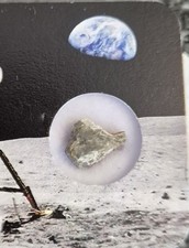Listing image for Meteorite GADAMIS 003 LUNAR Anorthosite Very RARE in display box