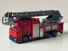 Listing image for Truck Fire Brigade with Ladder Model Diecast Toy Moving Parts 1:50 Scale