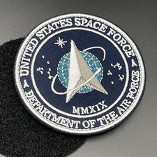 Listing image for US Space Force Patch Hook & Loop Rocket Military Army Morale Air Force Airsoft